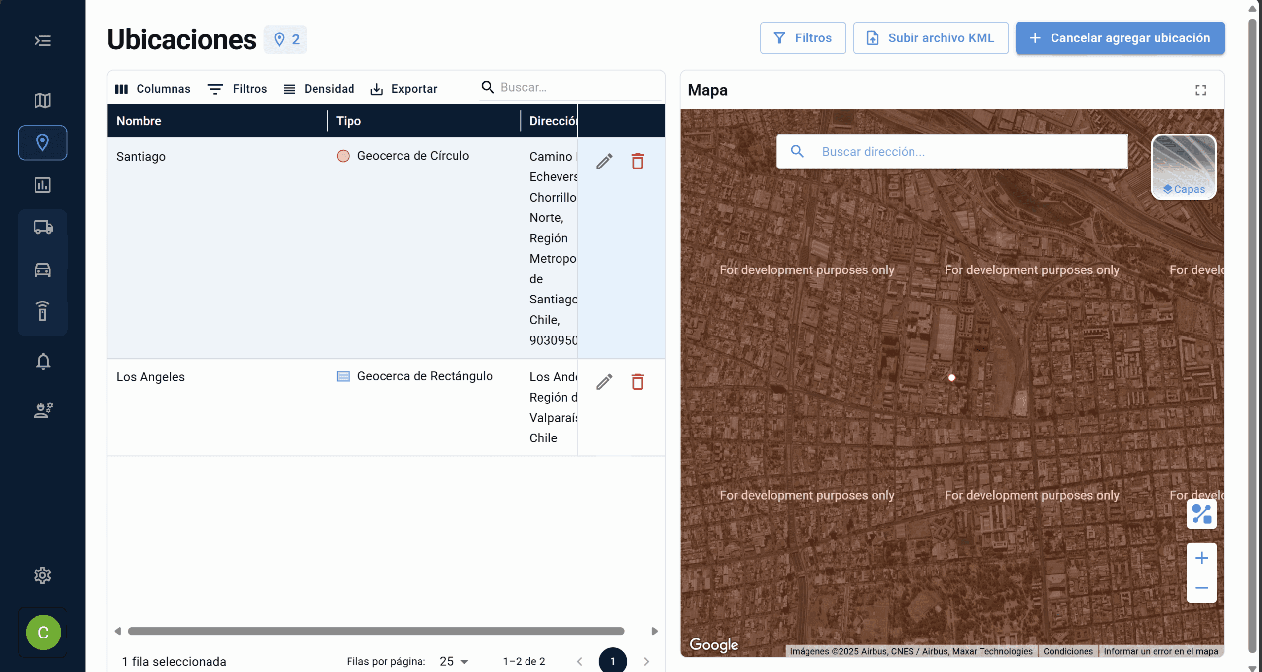 Monitoreo de activos en Atlas