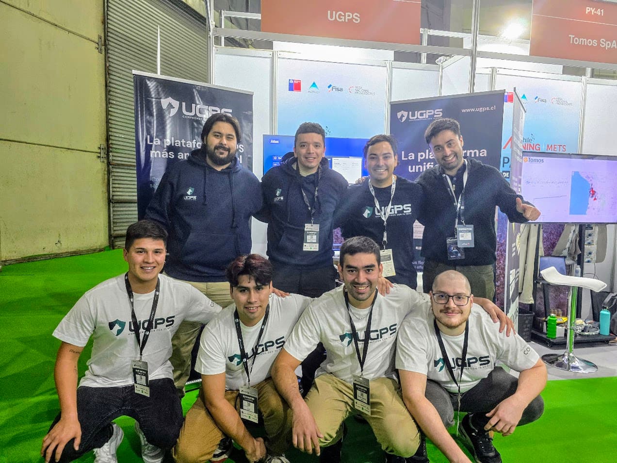 Equipo UGPS en Expomin 2025